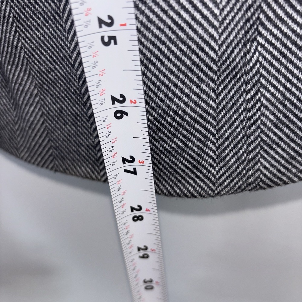 Talbots Aberdeen Women's Gray Black Herringbone One Button Blazer 18W Plus - Picture 4 of 7
